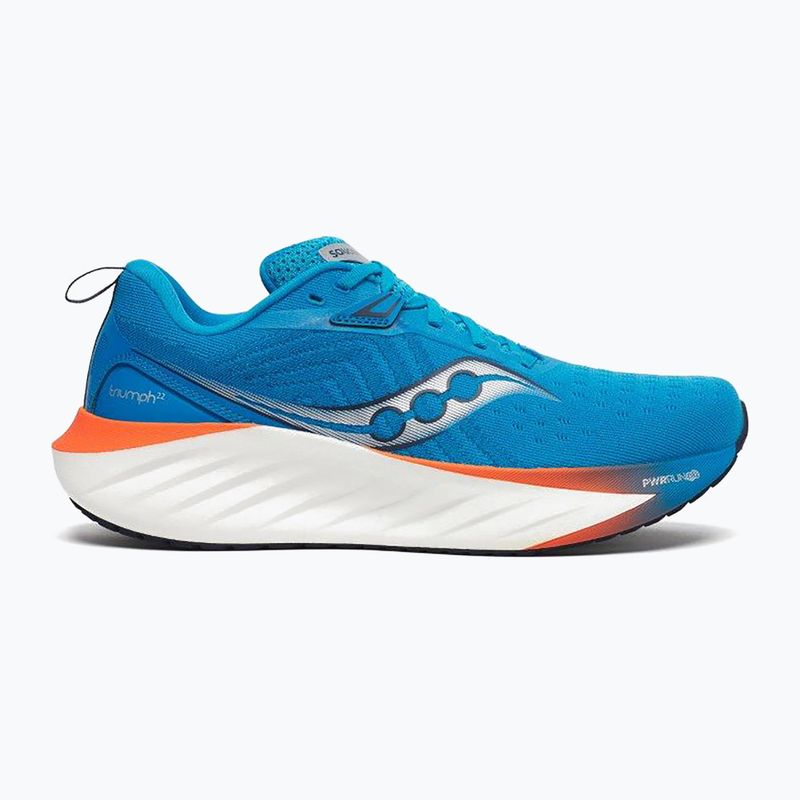 Buty do biegania męskie Saucony Triumph 22 viziblue/pepper 8