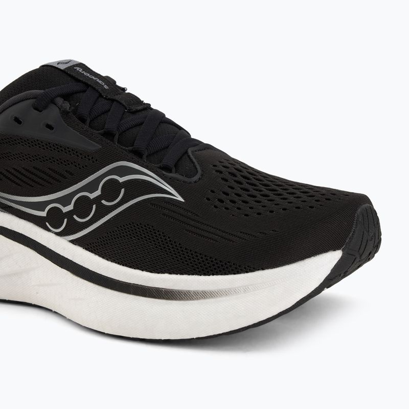 Buty do biegania damskie Saucony Ride 18 black/white 7