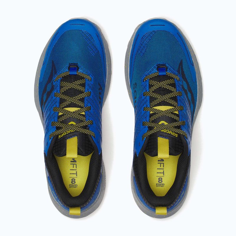 Buty do biegania męskie Saucony Ride Trail 2 skydiver/black 10