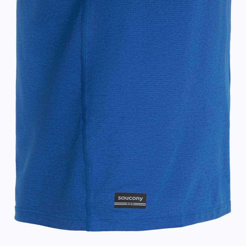 Koszulka do biegania męska Saucony Stopwatch SS skydiver heather 3