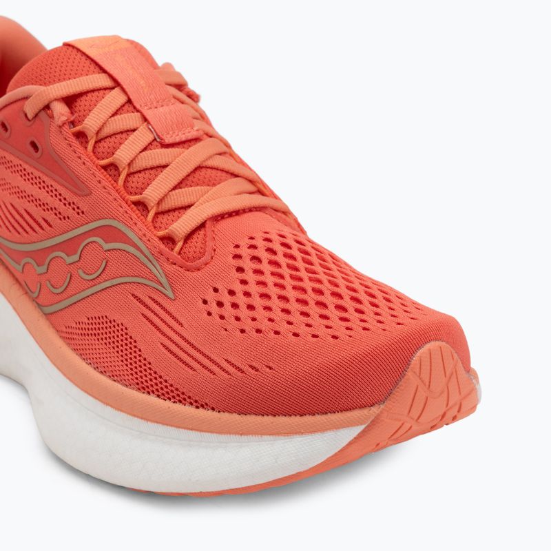 Buty do biegania damskie Saucony Ride 18 coral/salmon 7