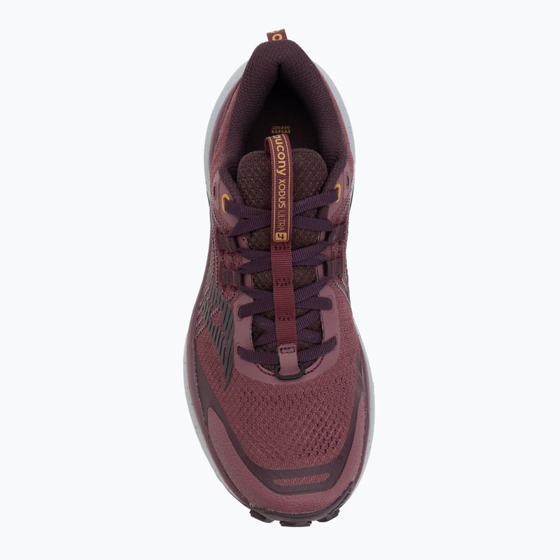 Buty do biegania damskie Saucony Xodus Ultra 4 terra/wine 5
