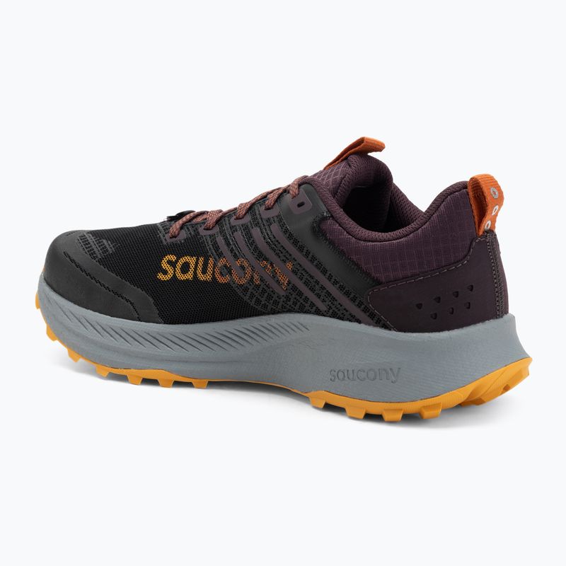 Buty do biegania męskie Saucony Ride Trail 2 black/autumn 3