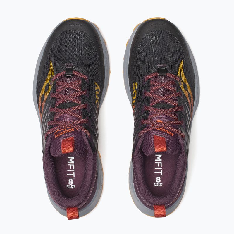 Buty do biegania męskie Saucony Ride Trail 2 black/autumn 5