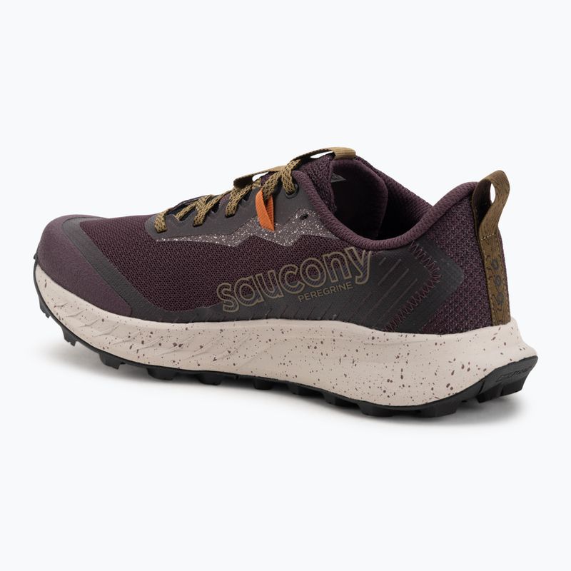 Buty do biegania męskie Saucony Peregrine 15 wine/kodiak 3