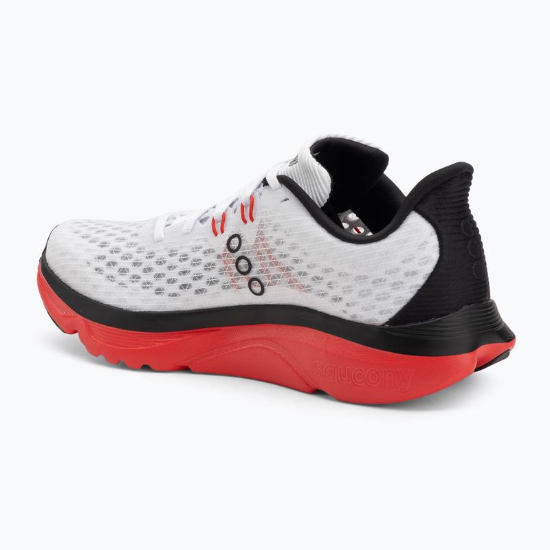 Buty do biegania męskie Saucony Kinvara 16 white/red 3