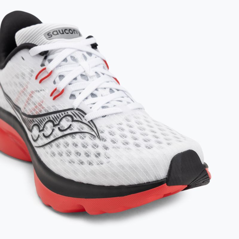 Buty do biegania męskie Saucony Kinvara 16 white/red 7