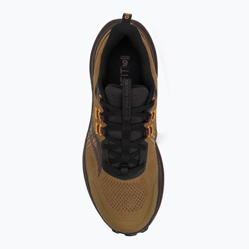 Buty do biegania męskie Saucony Xodus Ultra 4 kodiak/wine 5