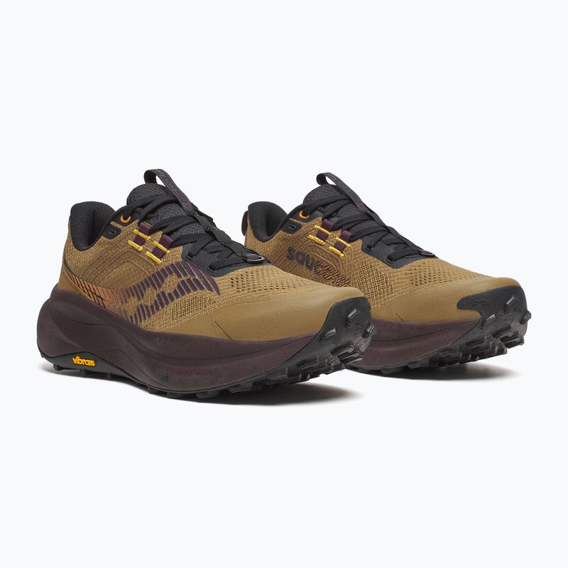 Buty do biegania męskie Saucony Xodus Ultra 4 kodiak/wine 10