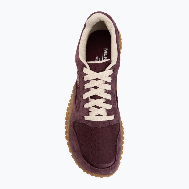 Buty barefoot damskie Merrell Wrapt dark cherry 5