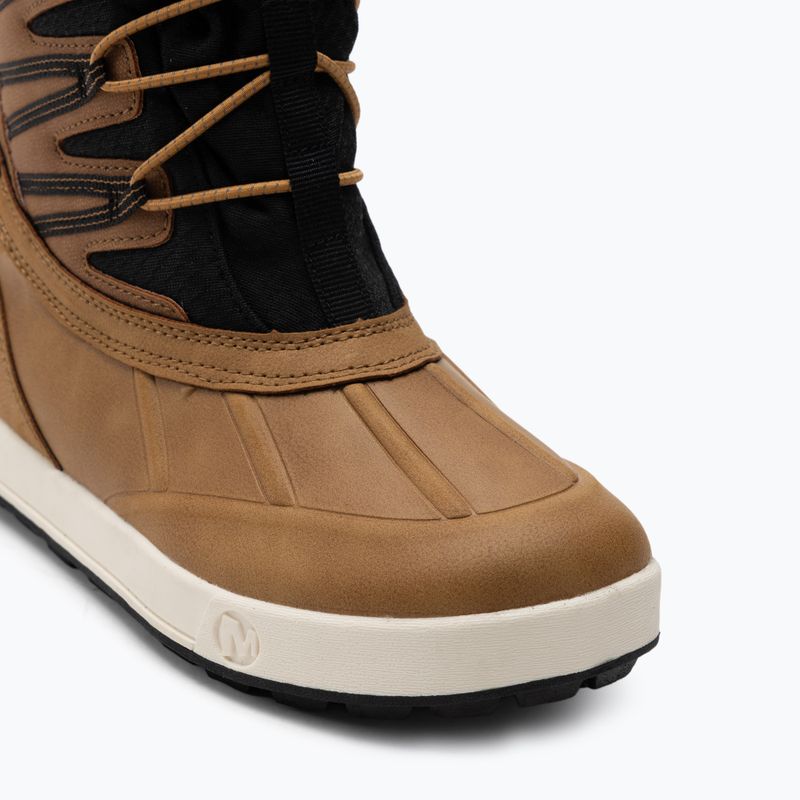 Śniegowce dziecięce Merrell Snow Bank 5.0 WP wheat/black 7