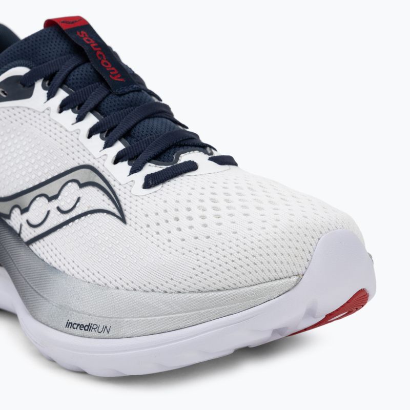 Buty do biegania męskie Saucony Endorphin Trainer white/navy 7