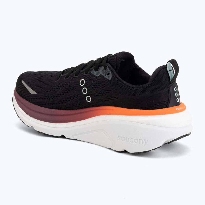 Buty do biegania męskie Saucony Hurricane 25 black/crimson 3