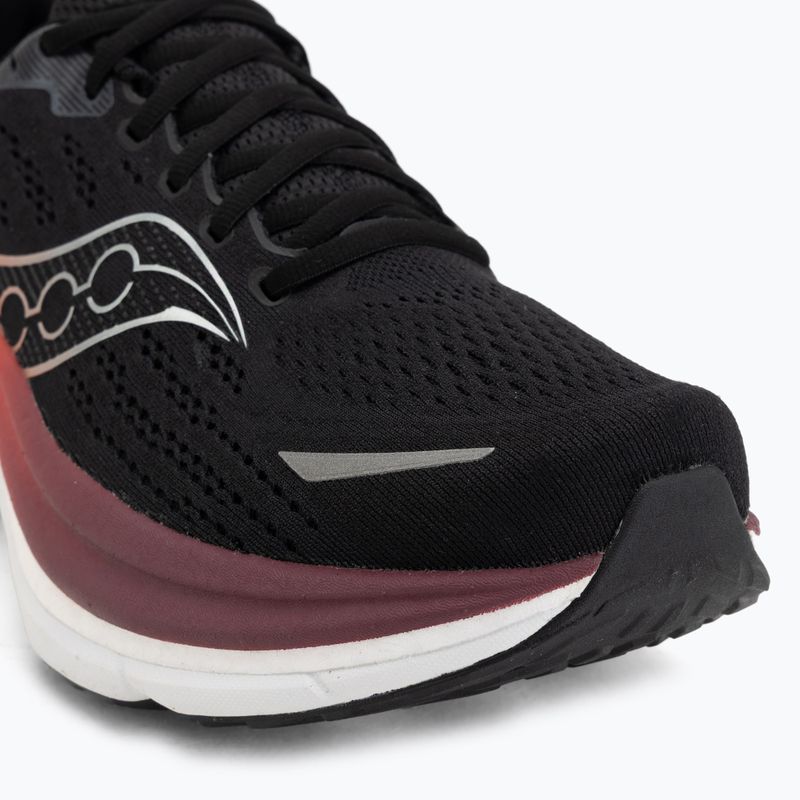 Buty do biegania męskie Saucony Hurricane 25 black/crimson 7