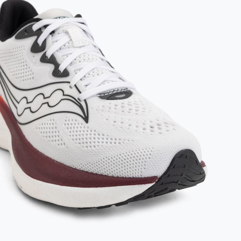 Buty do biegania męskie Saucony Ride 19 white/crimson 7