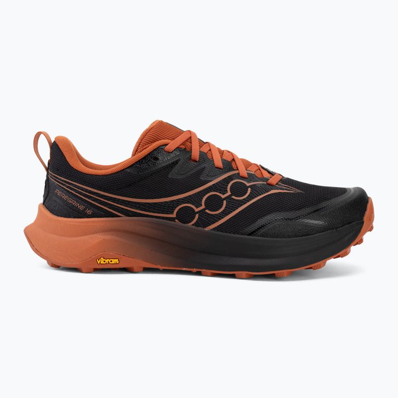Buty do biegania męskie Saucony Peregrine 16 black/rust 2