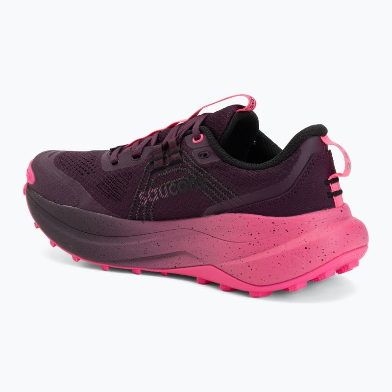 Buty do biegania damskie Saucony Xodus Ultra 4 eggplant/shock 3