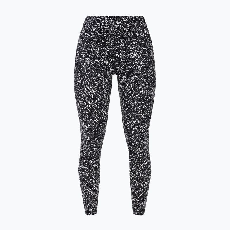 Legginsy treningowe damskie Sweaty Betty Power Workout 7/8 black micro dot print 7