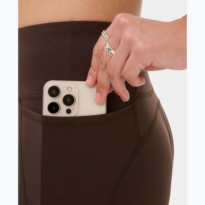 Legginsy treningowe damskie Sweaty Betty Power Workout 7/8 espresso brown 8