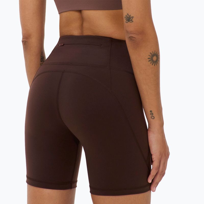 Spodenki damskie Sweaty Betty Power Biker 6" Espresso Brown 3