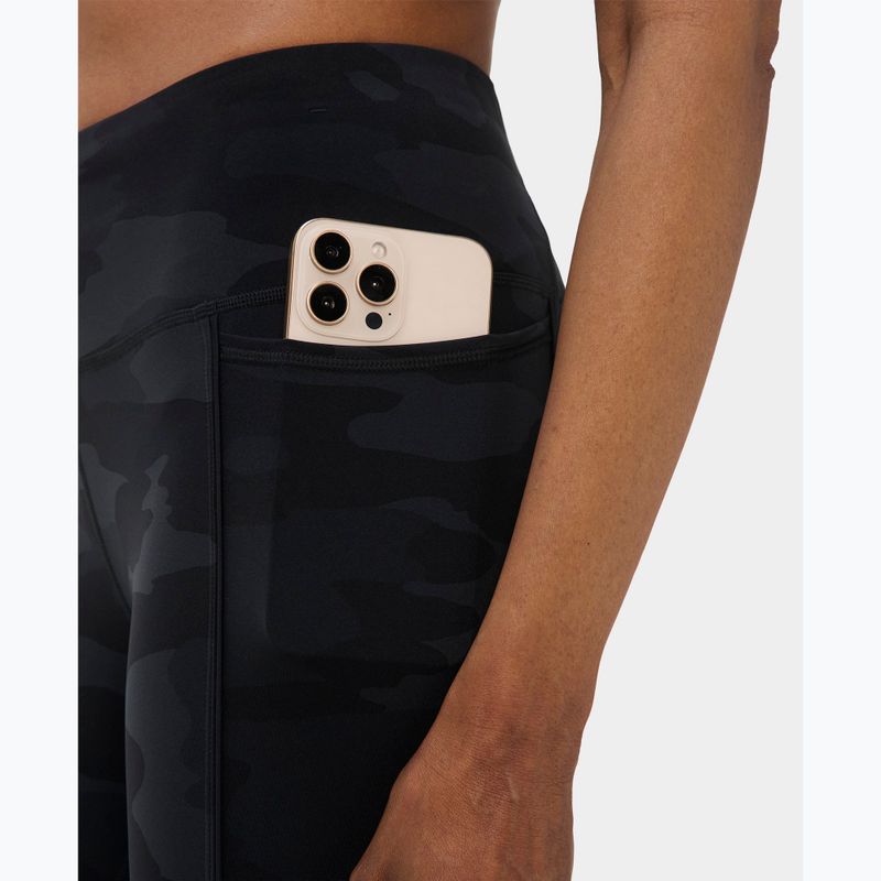 Legginsy treningowe damskie Sweaty Betty Power Piping Workout 7/8 ultra black camo print 6