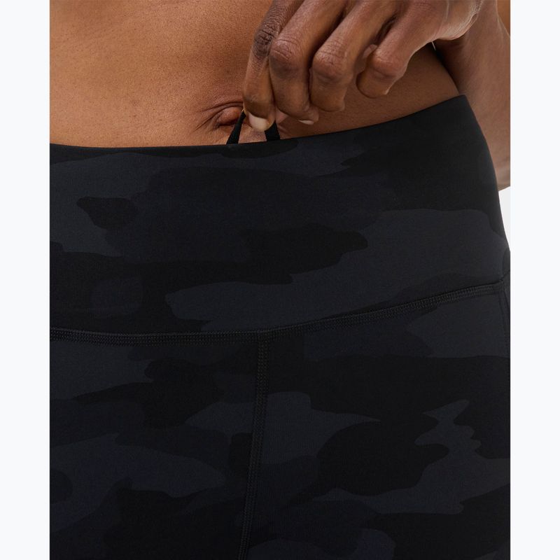 Legginsy treningowe damskie Sweaty Betty Power Piping Workout 7/8 ultra black camo print 7