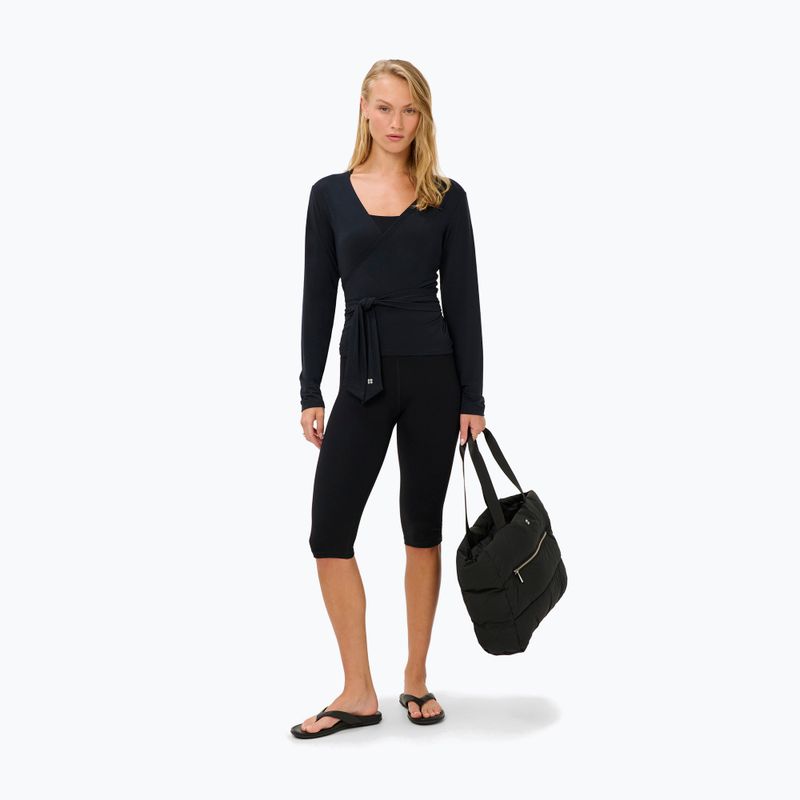 Longsleeve damski Sweaty Betty Soft Flow Studio Wear Your Way black 2
