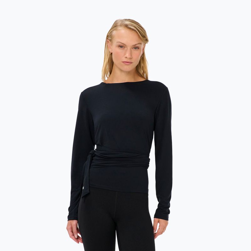 Longsleeve damski Sweaty Betty Soft Flow Studio Wear Your Way black 4