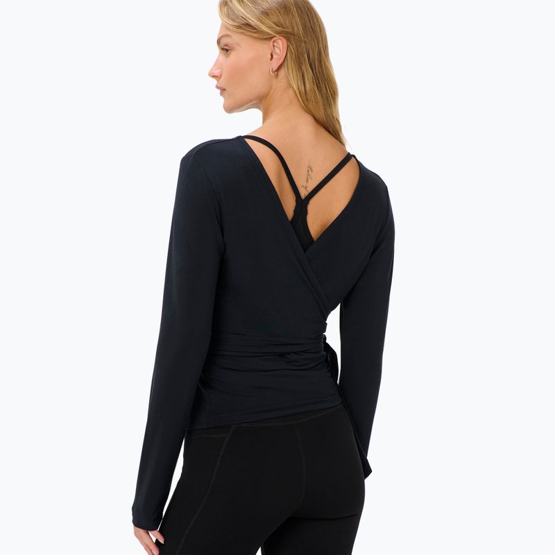 Longsleeve damski Sweaty Betty Soft Flow Studio Wear Your Way black 5
