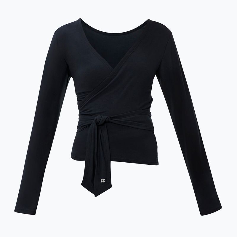 Longsleeve damski Sweaty Betty Soft Flow Studio Wear Your Way black 8