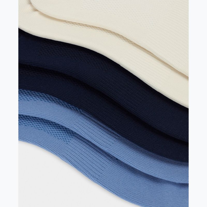 Skarpety damskie Sweaty Betty Lightweight Trainer 3 pary fadedblue frenchnavy crea 3