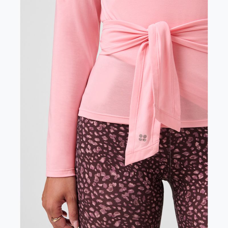 Longsleeve damski Sweaty Betty Soft Flow Studio Wear Your Way deco pink 7