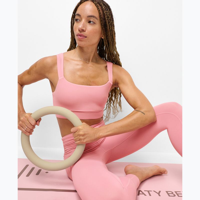 Biustonosz treningowy Sweaty Betty Ultimate Studio Ruched dark deco pink 5