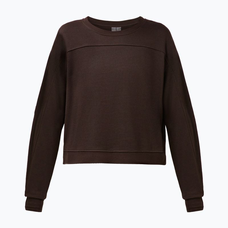 Bluza damska Sweaty Betty After Class Yoke Crop espresso brown 6