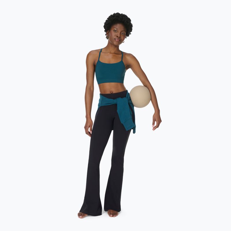 Biustonosz treningowy Sweaty Betty Sprint Rest Seamless Yoga green 2