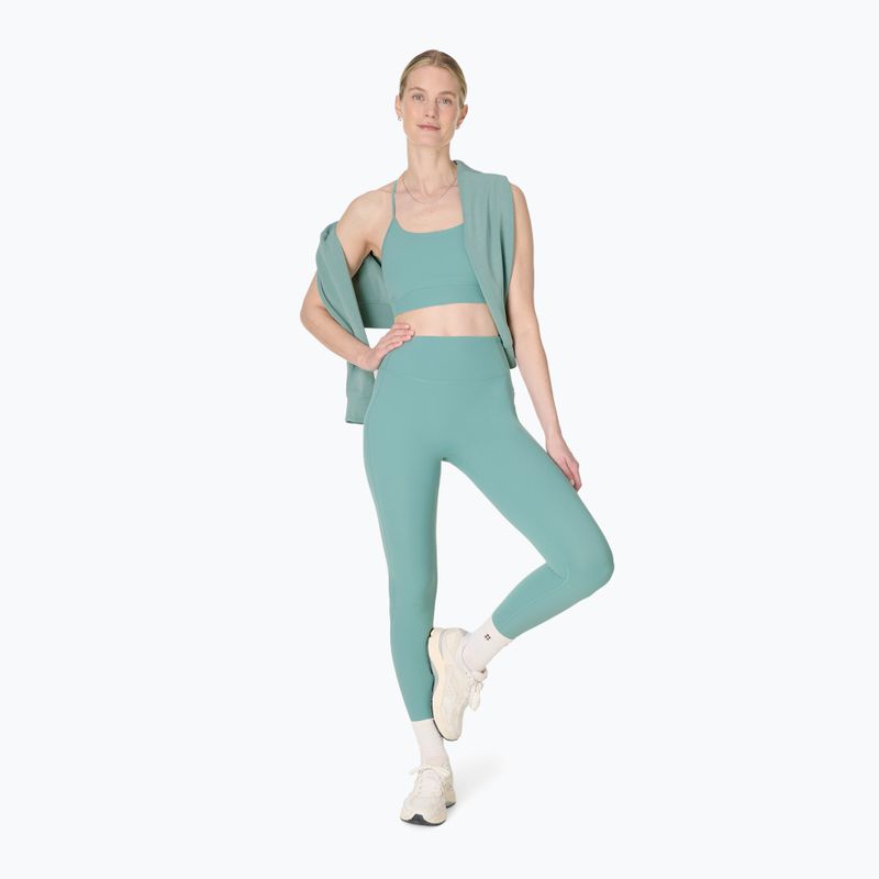 Legginsy treningowe damskie Sweaty Betty Ultimate Studio Ribbed green 3