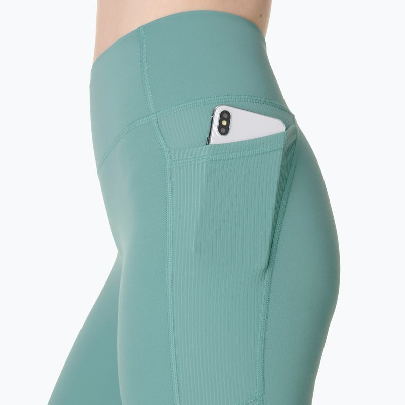 Legginsy treningowe damskie Sweaty Betty Ultimate Studio Ribbed green 4