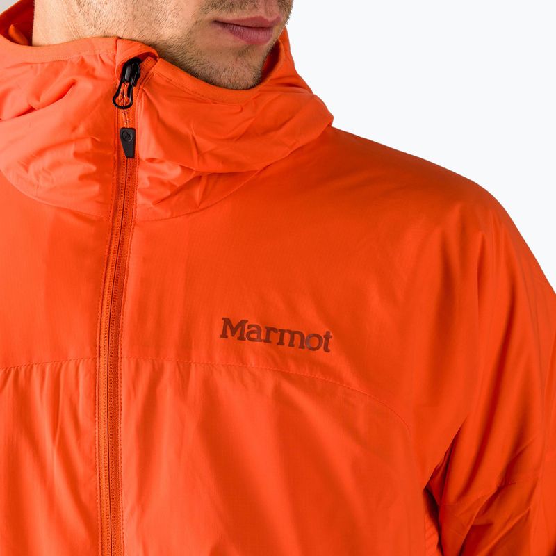 Kurtka hybrydowa męska Marmot Novus LT Hybrid Hoody red sun 4