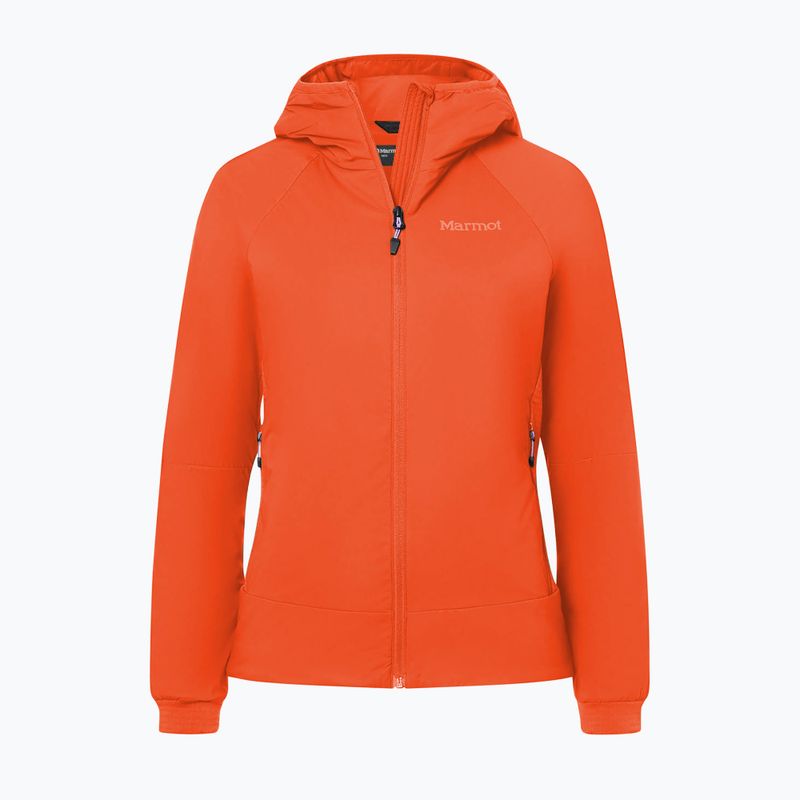 Kurtka hybrydowa damska Marmot Novus LT Hybrid Hoody red sun 4