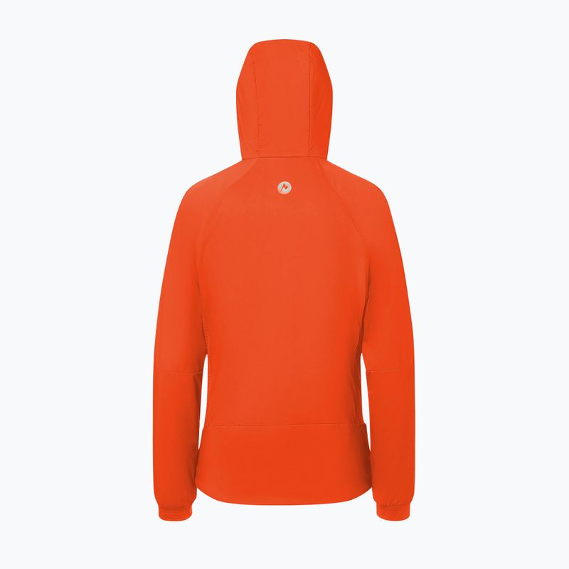 Kurtka hybrydowa damska Marmot Novus LT Hybrid Hoody red sun 5