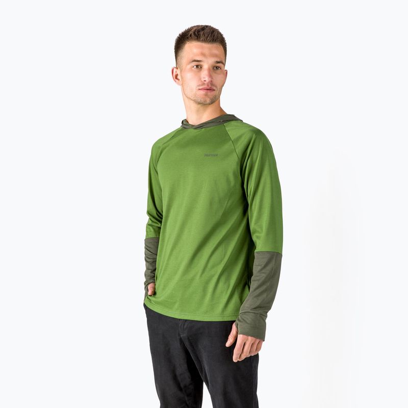 Bluza trekkingowa męska Marmot Crossover foliage/nori