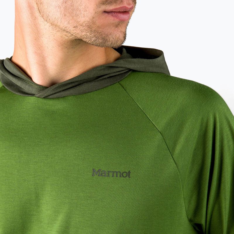 Bluza trekkingowa męska Marmot Crossover foliage/nori 4