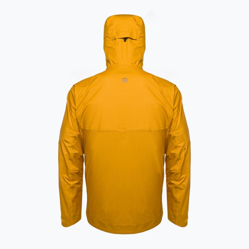 Kurtka przeciwdeszczowa męska Marmot Mitre Peak Gore Tex yellow gold 3