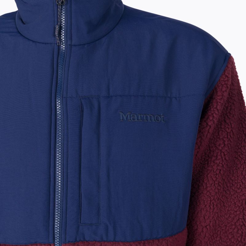 Bluza trekkingowa męska Marmot Wiley Polartec arctic navy/port royal 3