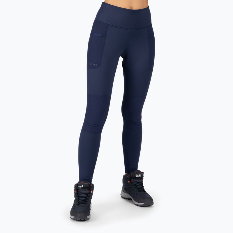 Spodnie trekkingowe damskie Marmot Winter Mountain Active Hybrid Tight arctic navy