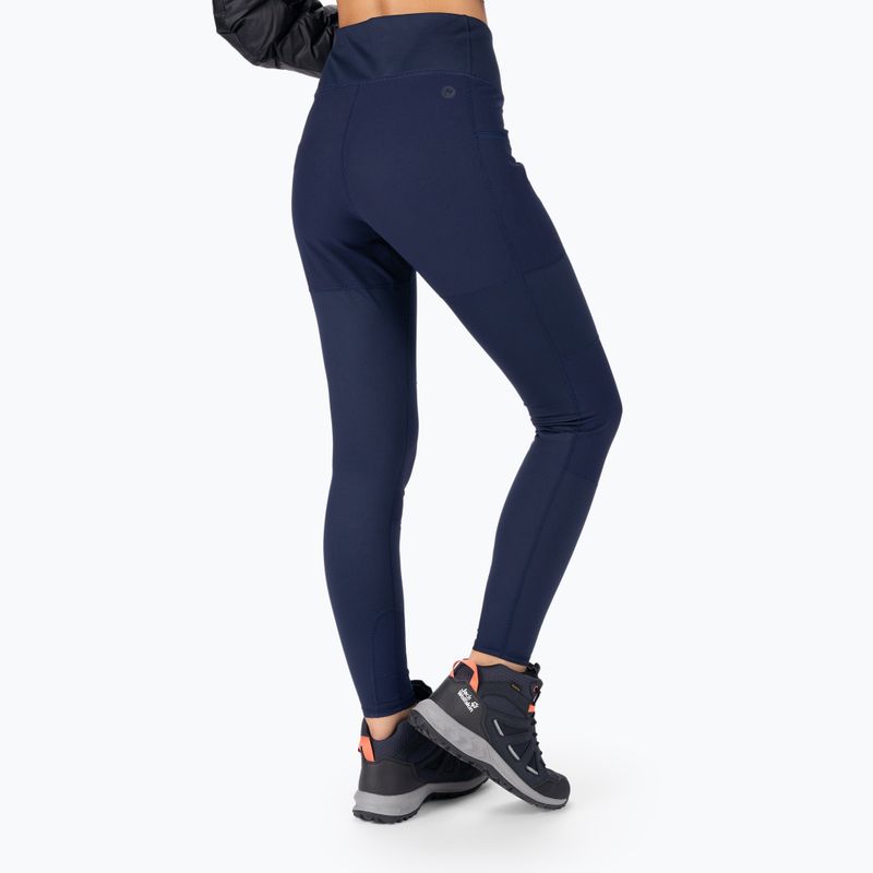 Spodnie trekkingowe damskie Marmot Winter Mountain Active Hybrid Tight arctic navy 3