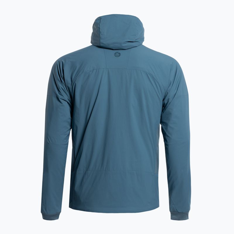 Kurtka hybrydowa męska Marmot Novus LT Hybrid Hoody dusty teal 2