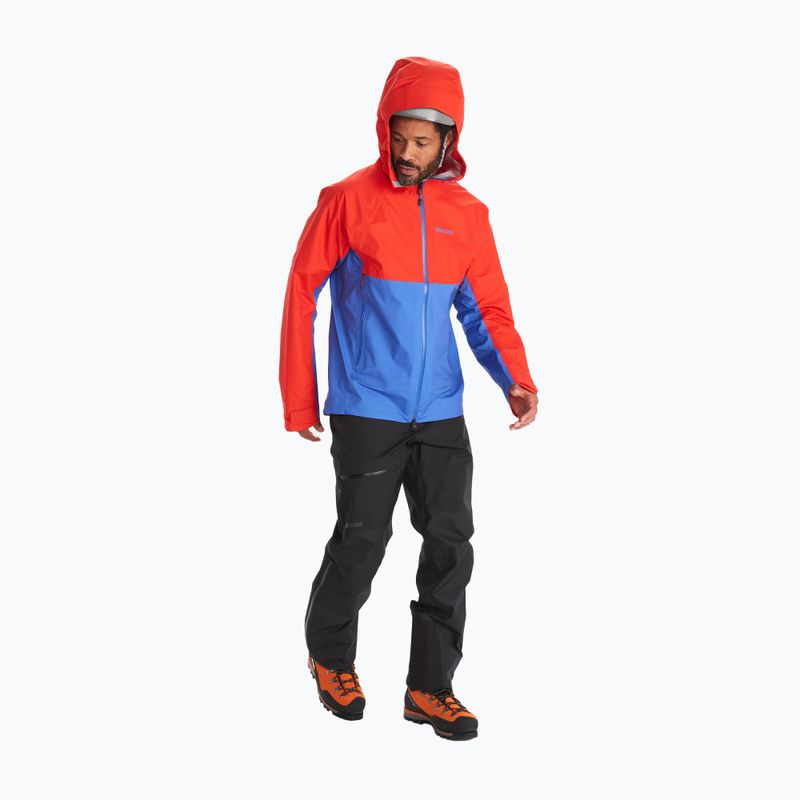 Kurtka przeciwdeszczowa męska Marmot Mitre Peak Gore Tex victory red/trail blue 3