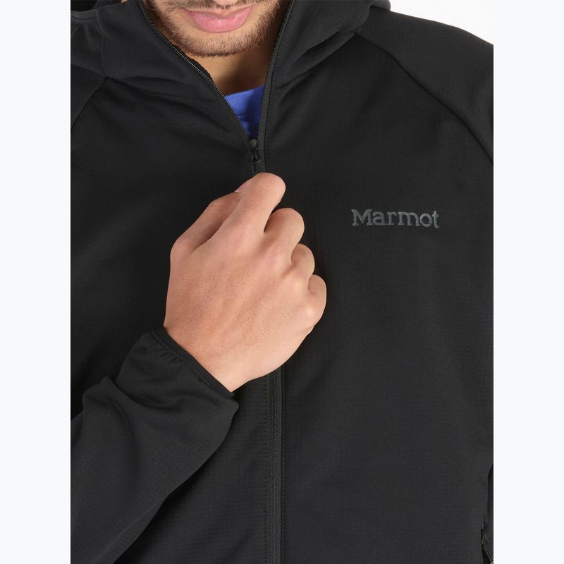 Bluza polarowa męska Marmot Leconte Full Zip Hoody black 5