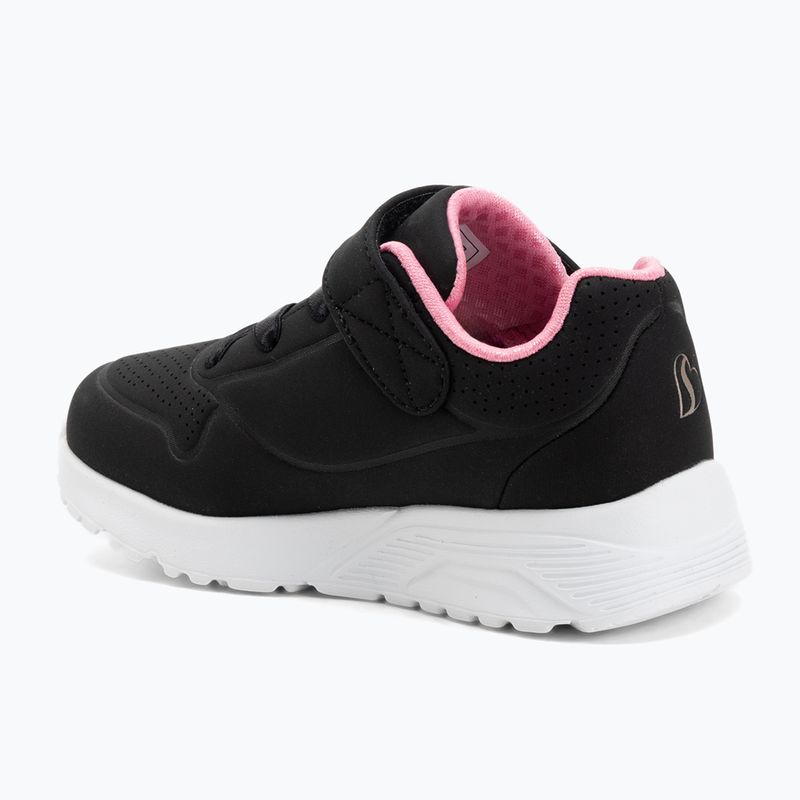 Buty dziecięce SKECHERS Uno Lite black/rose gold 3